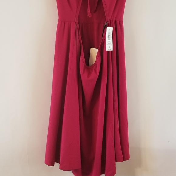 Aritzia Sunday Best Strappy Dress - Burgundy - Picture 7 of 10